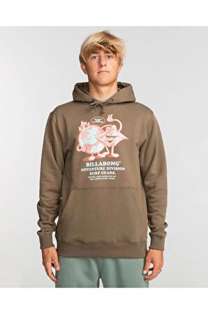 Billabong TAKE CARE PO Kahverengi Erkek Sweatshirt