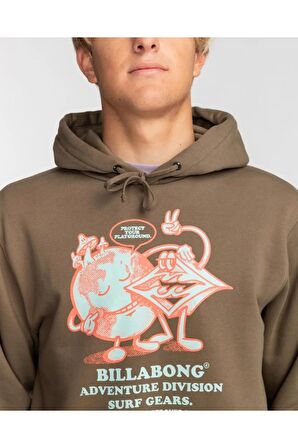 Billabong TAKE CARE PO Kahverengi Erkek Sweatshirt