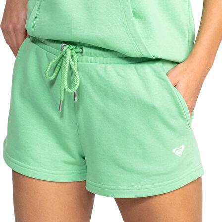 Surf Stoked Short Terry Kadın Yeşil Günlük Stil Şort ERJFB03416-GHW0