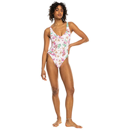 Pt Beach Classics One Piece Kadın Beyaz Yüzücü Mayo ERJX103617-WBK5