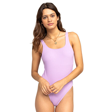 Aruba One Piece Kadın Mor Yüzücü Mayo ERJX103629-PKL0