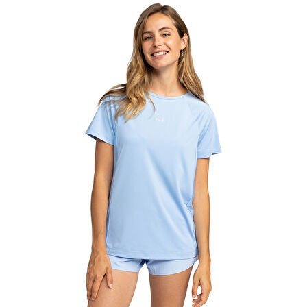 Bold Moves Kadın Mavi Günlük Stil T-Shirt ERJKT04112-BHG0