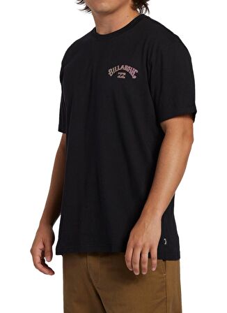 Billabong Siyah Erkek Bisiklet Yaka Regular Fit Desenli T-Shirt ABYZT02256_ARCH FILL  TEES