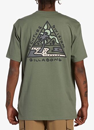 Billabong Haki Erkek Bisiklet Yaka Regular Fit Desenli T-Shirt ABYZT02303_SHINE SS