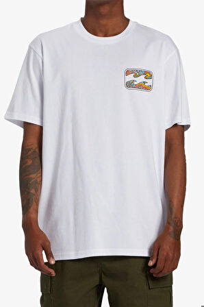 Billabong Crayon Wave Erkek Beyaz T-Shirt ABYZT02255-10