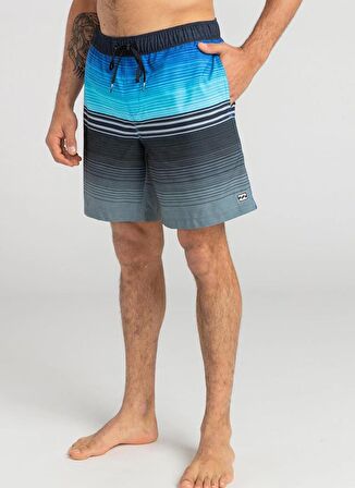 Billabong Mavi Erkek Şort Mayo EBYJV00130_ALL DAY HTR STRIPES LB