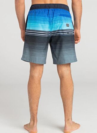 Billabong Mavi Erkek Şort Mayo EBYJV00130_ALL DAY HTR STRIPES LB