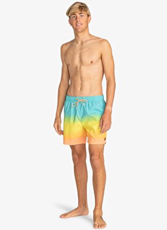 Billabong Mavi - Sarı Erkek Şort Mayo EBYJV00121_ALL DAY FADE LB