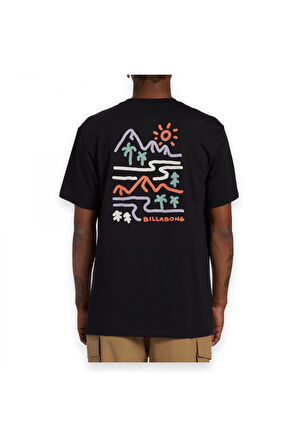 Billabong Abyzt02304 Panorama Ss Siyah Erkek T-Shirt