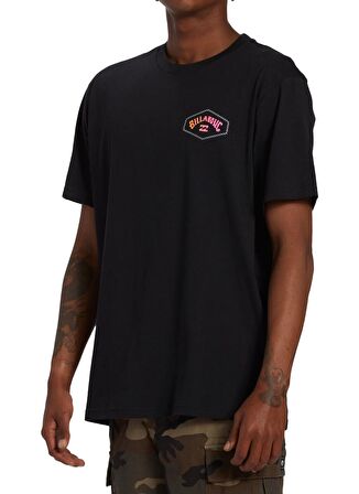 Billabong Siyah Erkek Bisiklet Yaka Regular Fit Desenli T-Shirt ABYZT02257_EXIT ARCH  TEES