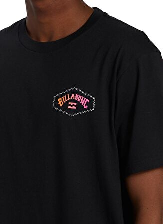 Billabong Siyah Erkek Bisiklet Yaka Regular Fit Desenli T-Shirt ABYZT02257_EXIT ARCH  TEES