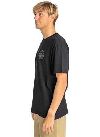 Billabong Siyah Erkek Bisiklet Yaka Regular Fit Desenli T-Shirt EBYZT00174_MONOGRAM  TEES