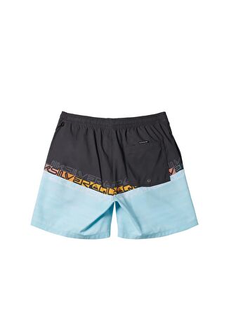 Quiksilver Siyah - Mavi Erkek Şort Mayo AQBJV03051-12814-EVRYDY WRDBLCK VLY