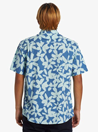 Quiksilver Apero Organic Classic Erkek Kısa Kollu Desenli Gömlek AQYWT03314-BYC6