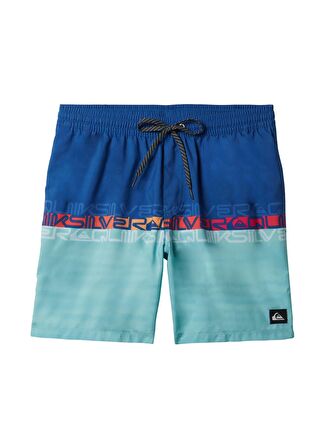 Quiksilver Mavi Erkek Şort Mayo AQYJV03150_ED WORDBLOCK VOLLEY 17