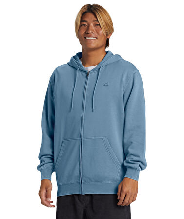 Quiksilver Salt Water Zip Hoodie Erkek Sweatshirt AQYFT03330-BKQ0 Blue Shadow