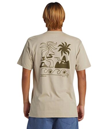 Quiksilver AQYZT09562 Tropical Breeze Mor Erkek Tişört