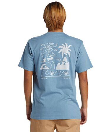 Quiksilver AQYZT09562 Tropical Breeze Mor Erkek Tişört