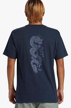 Quiksilver DRAGON FIST MOE LACİVERT Erkek Tshirt