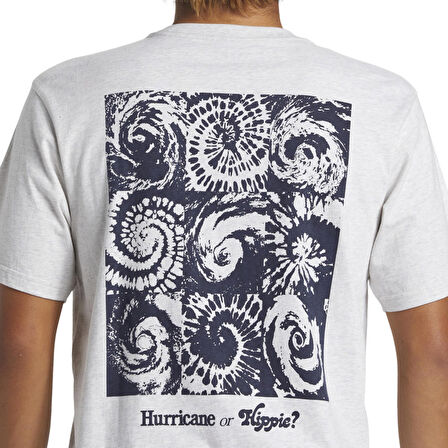 Hurricane Or Hippie Moe Erkek Gri Günlük Stil T-Shirt AQYZT09540-SCVW