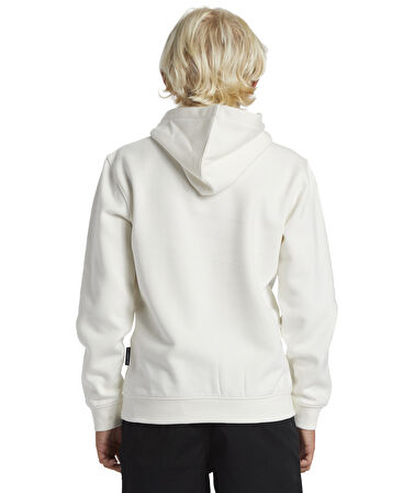 Quiksilver Big Logo Hoodie Çocuk Sweatshirt AQBFT03099-WBK0 Snow White