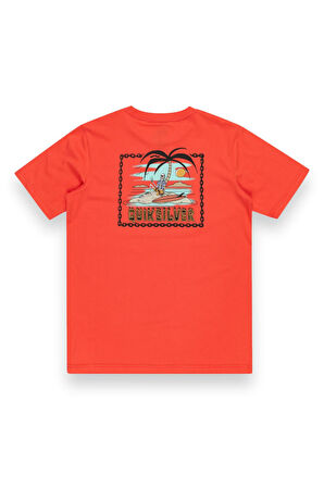 Quiksilver Eqbzt04722 Marooned Youth Kırmızı Kız Çocuk T-Shirt