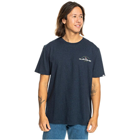 Arched Type Ss Erkek Siyah Günlük Stil T-Shirt EQYZT07717-10010