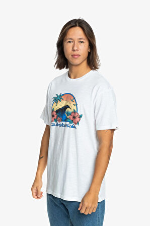 Quiksilver Riding Today Ss Erkek Beyaz T-Shirt EQYZT07676-10