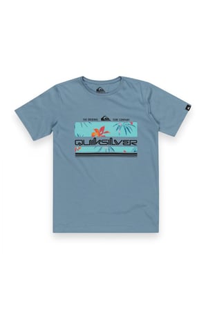 Quiksilver Eqbzt04725 Tropical Rainbow Youtht Mavi Çocuk T-Shirt