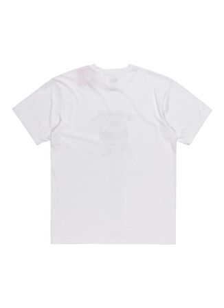 Quiksilver Beyaz Erkek O Yaka  Standart Fit Baskılı T-Shirt EQYZT07674_ONE LAST SURF SS