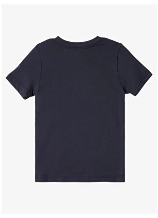 Quiksilver Düz Mavi Erkek T-Shirt EQBZT04715-BHA0-BUBBLE ARCH SS YOUT