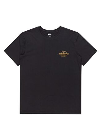 Quiksilver Lacivert Erkek O Yaka  Standart Fit Baskılı T-Shirt EQYZT07659_TRADESMITH SS
