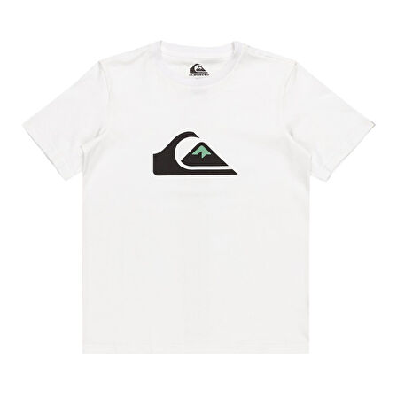 Quiksilver Comp Logo Ss Yth Çocuk Beyaz T-Shirt