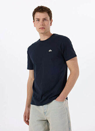 EQYZT07711 BASIC SS TEE YOUNG MEN Lacivert Bisiklet Yaka Normal Kalıp Erkek T-Shirt