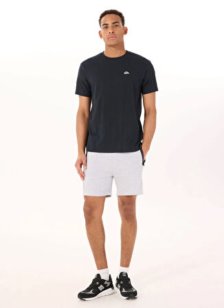 EQYZT07711 BASIC SS TEE YOUNG MEN Siyah Bisiklet Yaka Normal Kalıp Erkek T-Shirt