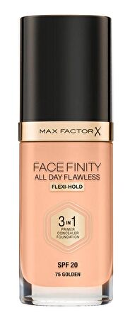 Max Factor FaceFinity 3ın1 Spf 20 Fondöten 75 Golden 30ml