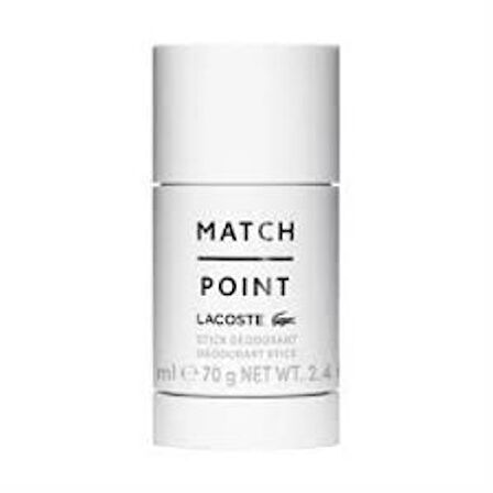 Lacoste Match Point EDT 75 gr Erkek Stick
