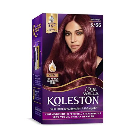 Wella Koleston 5/66 Kit Boya Şarap Kızılı