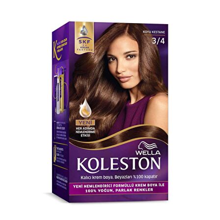 Wella Koleston 3/4 Kit Boya Koyu Kestane