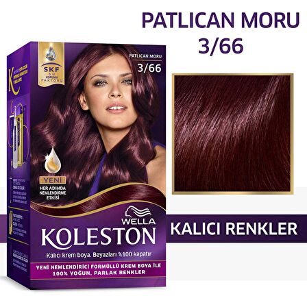 Wella Koleston 3/66 Kit Boya Patlıcan Moru