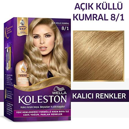 Wella Koleston 8/1 Kit Boya Açık Küllü Kumral