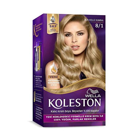 Wella Koleston 8/1 Kit Boya Açık Küllü Kumral