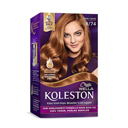 Wella Koleston 8/74 Kit Boya Gizemli Kahve