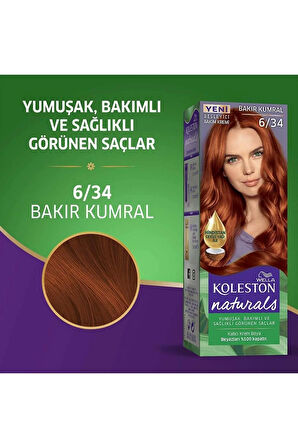 Koleston Naturals Saç Boyası 6/34 Bakır Kumral 2 Adet