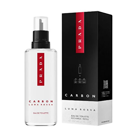 Prada Luna Rossa Carbon EDT 150 ml Refill Erkek Parfümü