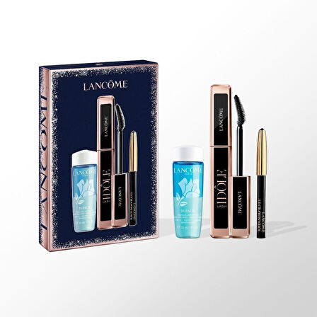 Lancome Lash Idole Maskara 01 + Mini Khol Black Pencil + Bi-Facil 30 Ml