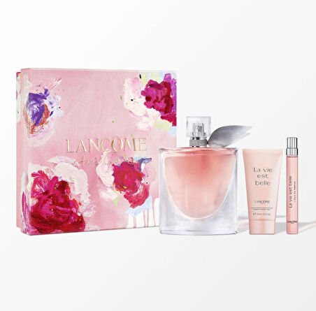 Lancome La Vie Est Belle Edp 100 Ml + Body Lotion 50 Ml + Edp 10 Ml