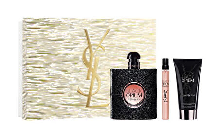 Yves Saint Laurent Black Opium Edp 90 Ml + Body Lotion 50 Ml + Edp 10 Ml