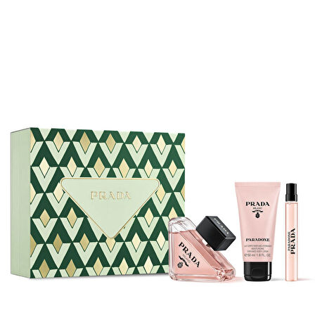 Prada Paradoxe Edp 90 Ml + Body Lotion 50 ML + Edp 10 ML