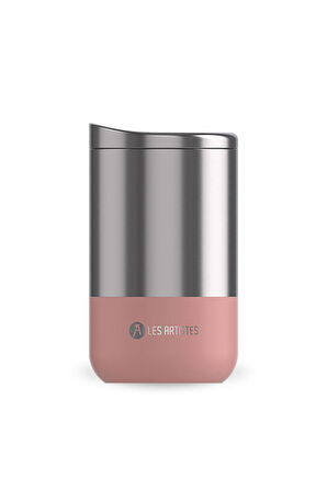 Isı Yalıtımlı Çelik Termos Mug 350ML Split Pink